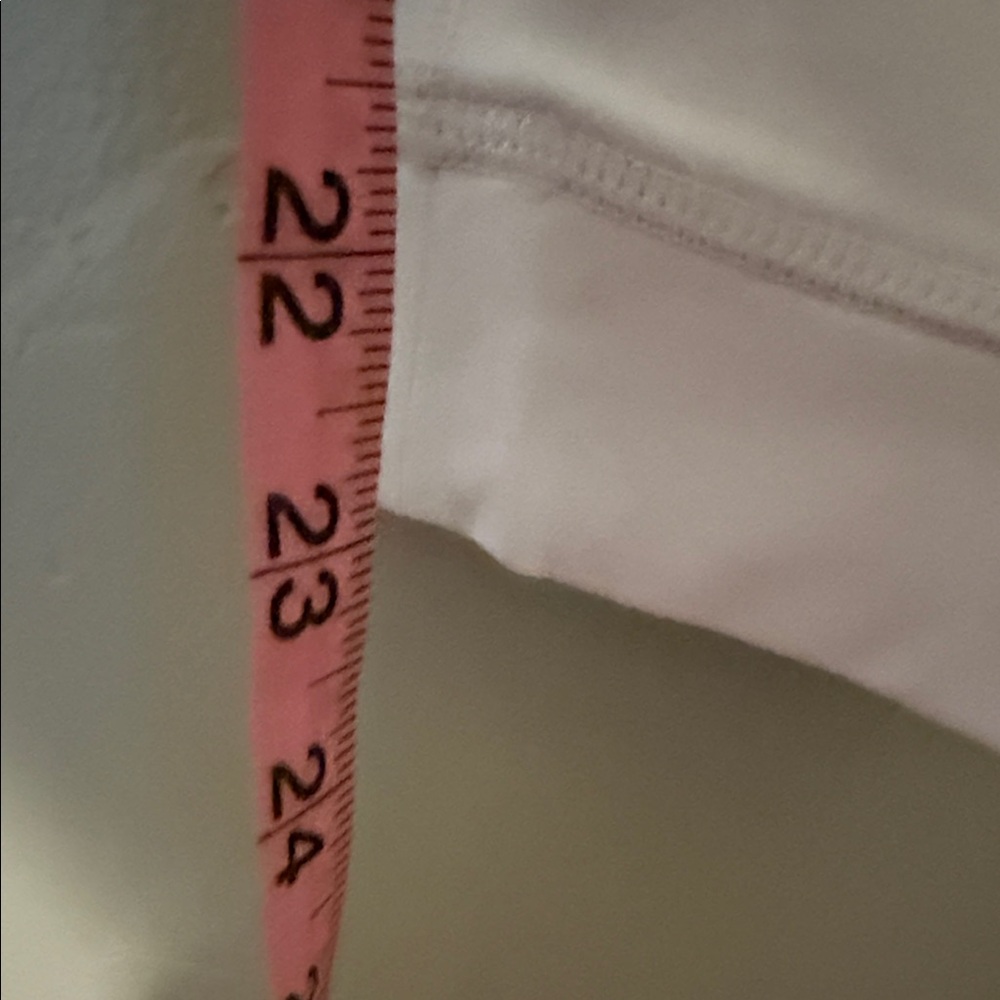 Fabletics White Leggings with Side Cross Details - Picture 6 of 11